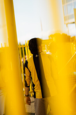 Supporters voor de eerste wedstrijd van het seizoen 24/25 van Vitesse Arnhem ZWTSR Fotografie